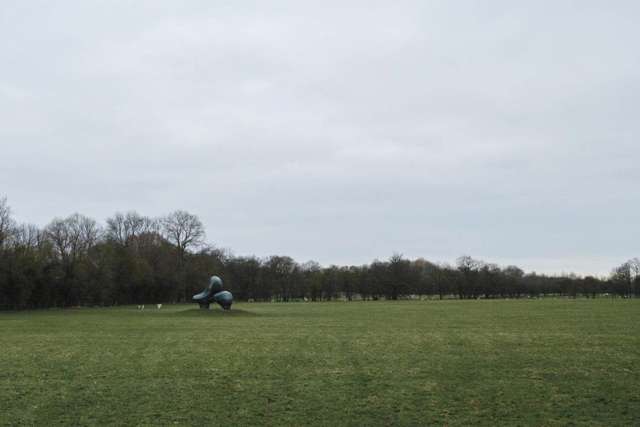 Henry Moore Studios and Gardens - Aucoot - Sheep Piece Sculpture