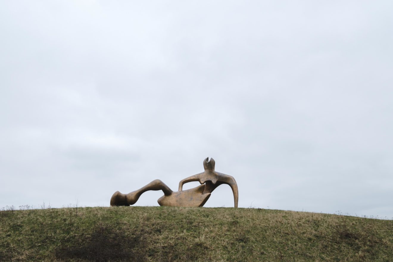 Henry Moore Studios and Gardens - Aucoot - Large Reclining Figure Sculpture