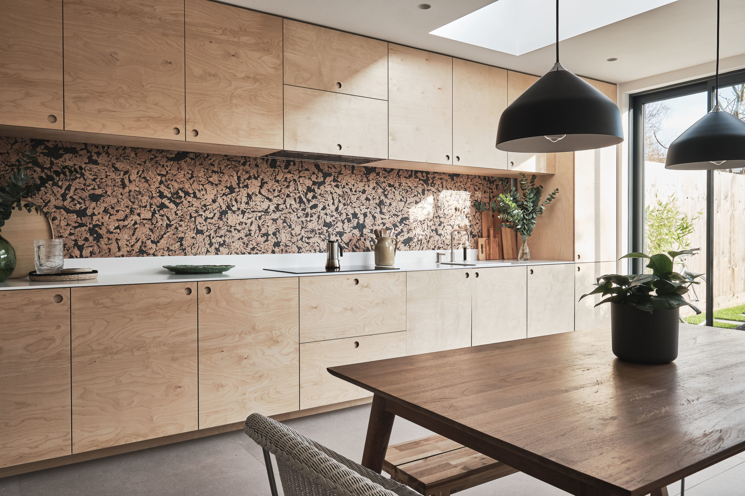 Forest-Road-Aucoot Estate Agents-Period-house-modern-refurbishment - Plywood Kitchen
