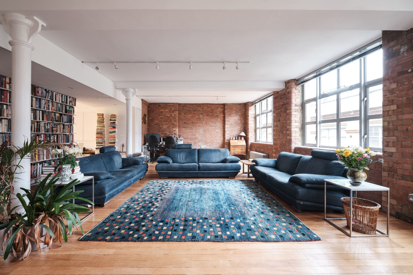 Underwood-Street-Warehouse-Conversion-exposed-brickwork-and-factory-windows-photo-by-Aucoot-Estate-Agents