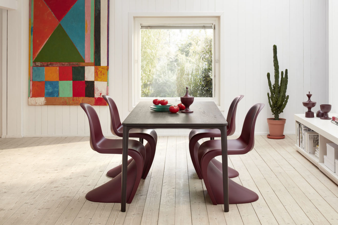 Panton Chair - Plate Dining Table Panton Ceramic Containers - Vitra - Aucoot Estate Agent