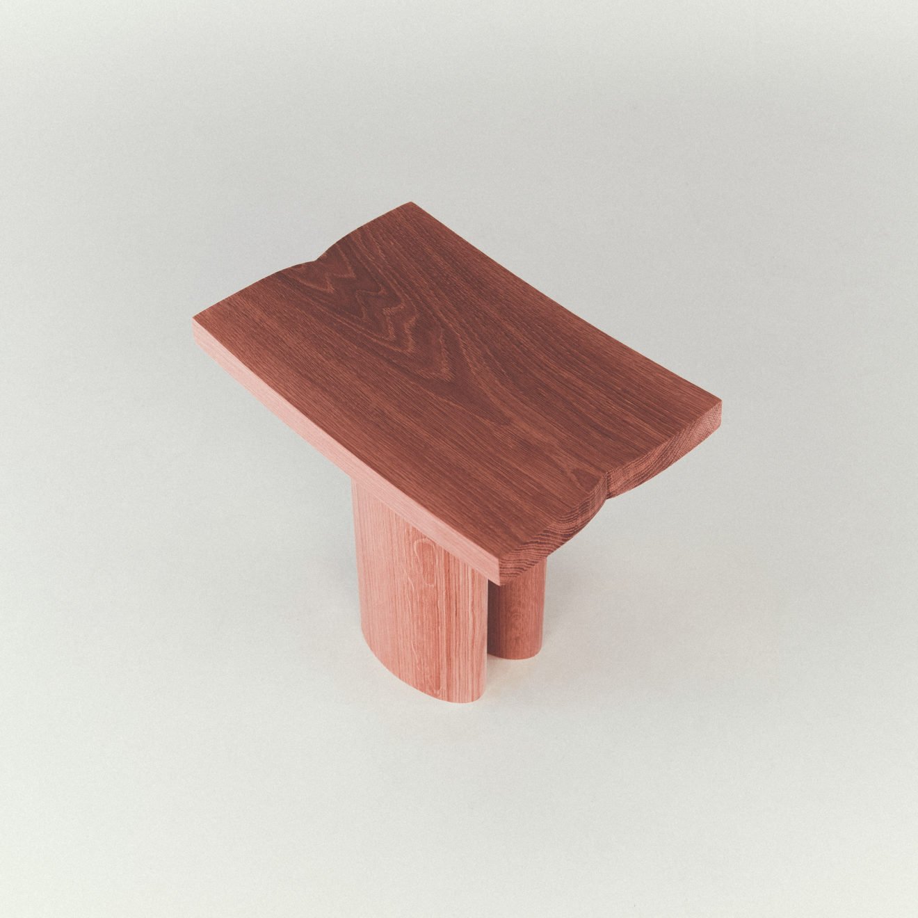 Rudimentary_Stool_Red_Oak_Mac_Collins_Aucoot_Estate_Agents