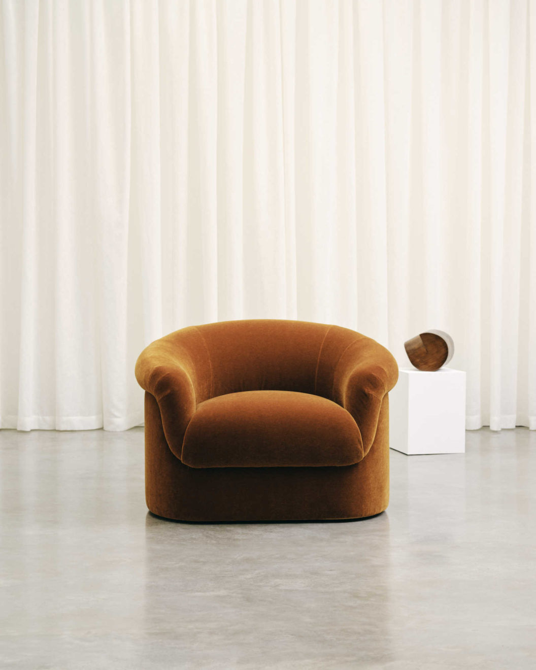 Roll Top Chair - Sedilia - Design Directory - Aucoot Estate Agents